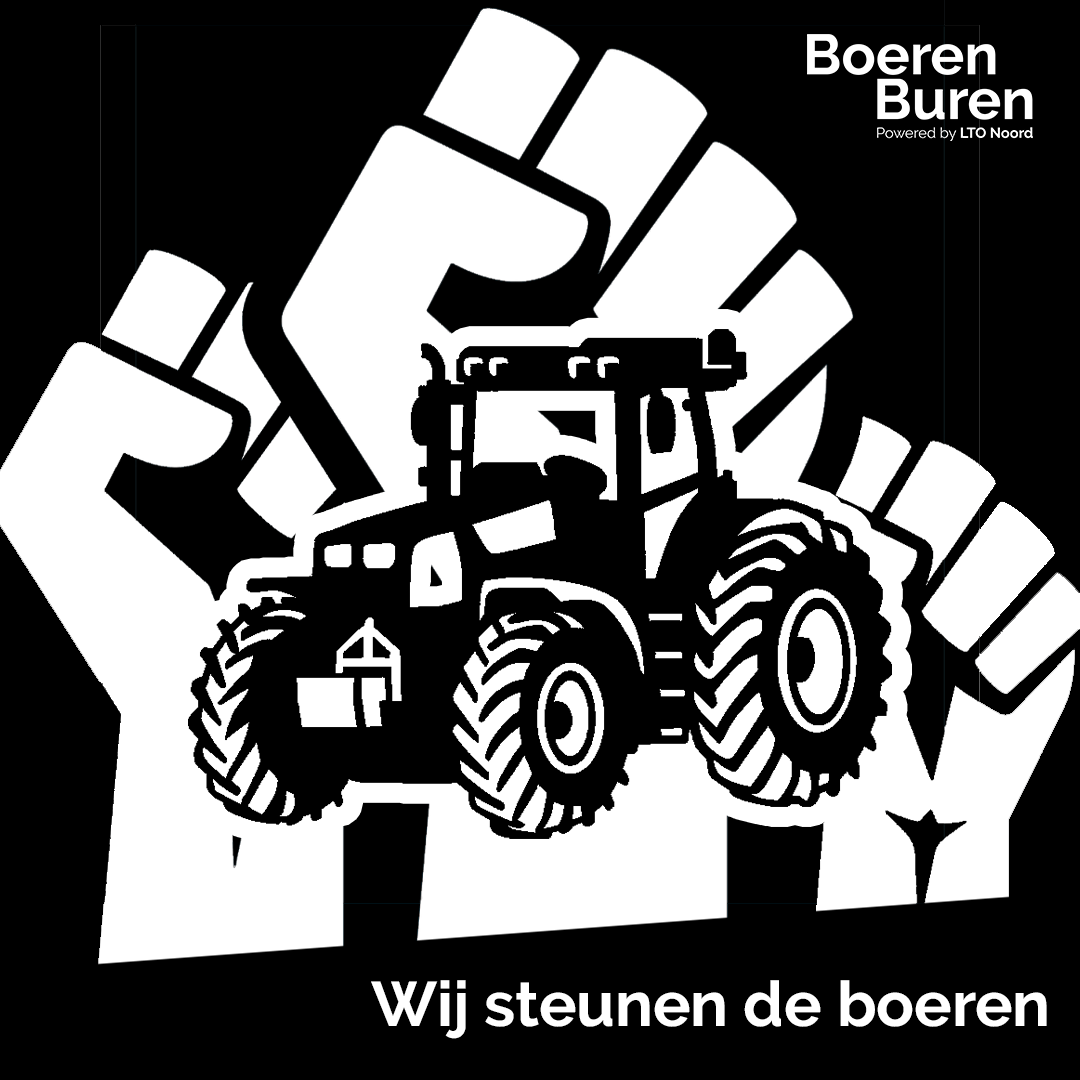 Boerenacties op verschillende plaatsen in de provincie Groningen