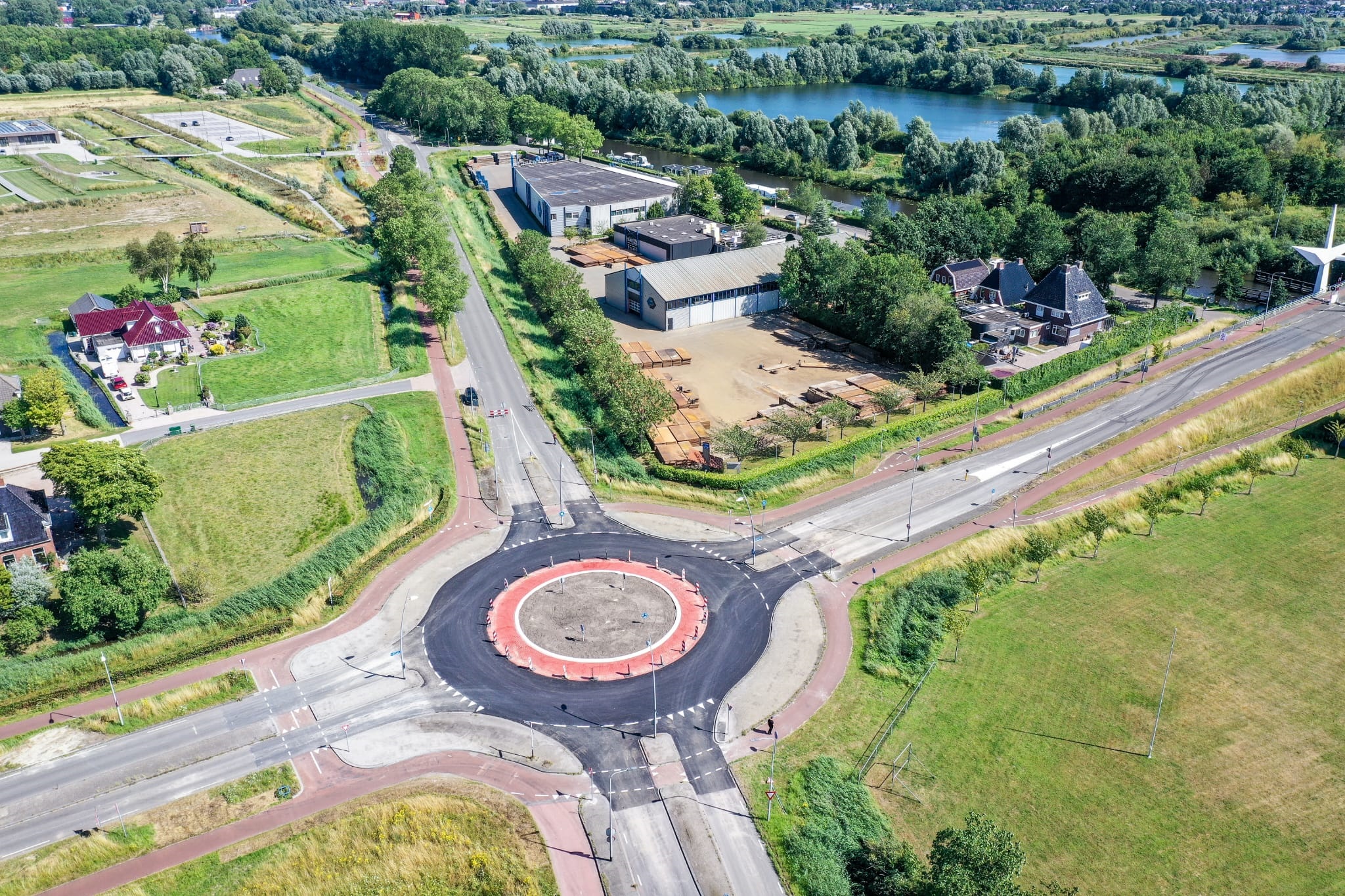 Vernieuwde rotonde in Groningen - wie herkent de plek??