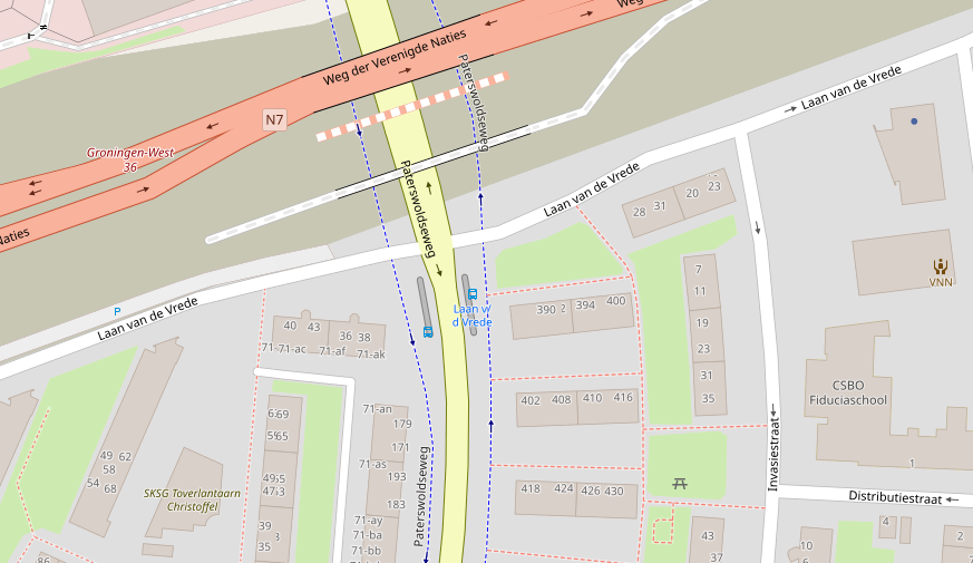 Kijk mee naar bouw viaduct Paterswoldseweg via tijdelijke webcam