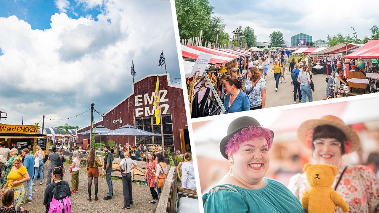 Suikermarkt bij EM2 op het Suikerterrein