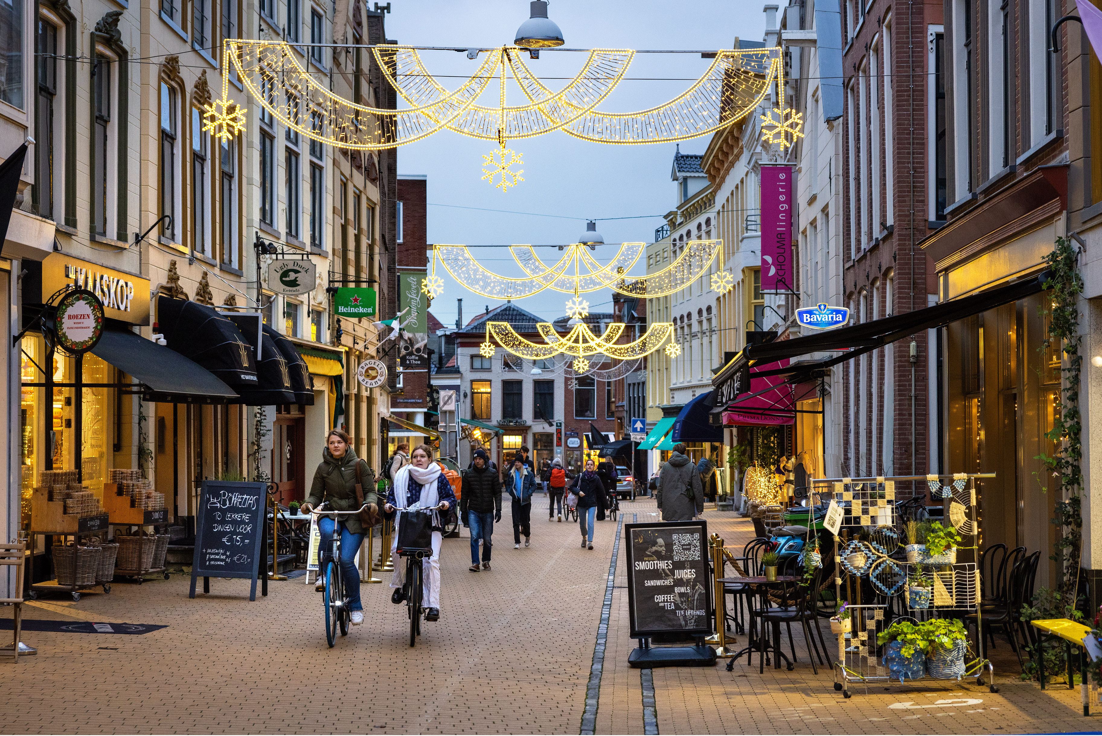 Hoge energieprijzen: feestverlichting binnenstad korter aan